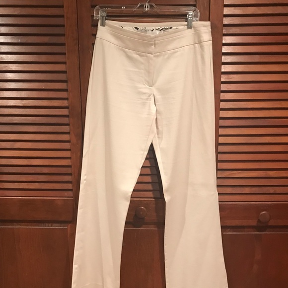 White House Black Market Pants - BLACK HOUSE WHITE MARKET-WHITE  SLACKS SIZE 8